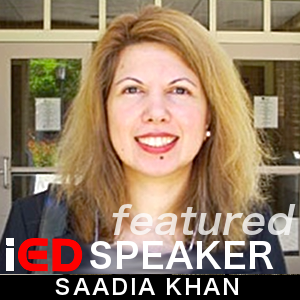 IMMERSION 2014 FEATURED SPEAKER :  SAADIA KHAN, Columbia University