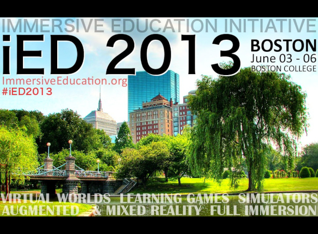 IMMERSIVE 2013 BOSTON SUMMIT BANNER : IMMERSIVE EDUCATION