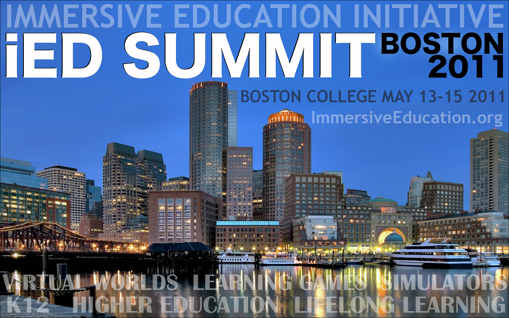 iED 2011 : IMMERSIVE EDUCATION INITIATIVE BOSTON SUMMIT 